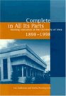 Complete in All Its Parts  Nursing Education at the University of Iowa 18981998