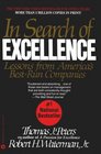 In Search of Excellence Lessons From Ame