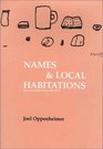 Names  Local Habitations Selected Poems