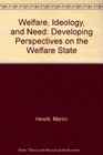 Welfare Ideology and Need Developing Perspectives on the Welfare State