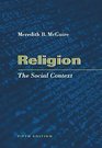 Religion The Social Context