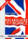 Vocabulaire de la nuance franaisanglais