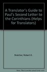 A Translator's Guide to Paul's Second Letter to the Corinthians