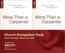 More Than a Carpenter Church Evangelism Pack 30Pack