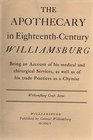 Apothecary in Eighteenth Century Williamsburg