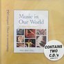 Compact disc set for use with Music in Our World