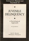 Instructor's manual and test bank for Juvenile delinquency A sociological approach