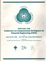Proceedings of the Ieee/Iafe 1996 Conference on Computational Intelligence for Financial Engineering  March 2426 1996 Crowne Plaza Manhattan New York City