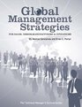 Global Management Strategies Sales Design Manufacturing and Operations