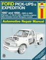 Haynes Repair Manual Ford Pickups Expedition Lincoln Navigator