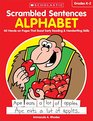 Scrambled Sentences Alphabet 40 Handson Pages That Boost Early Reading  Handwriting Skills