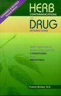 Herb Contraindications And Drug Interactions Second Edition