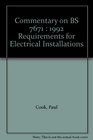 Commentary on BS 7671  1992 Requirements for Electrical Installations