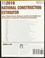2016 National Construction Estimator