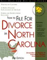 How to File for Divorce in North Carolina  With Forms