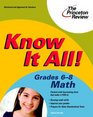 Know It All Grades 68 Math