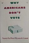 Why Americans Don't Vote