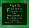 Sax's Dangerous Properties of Industrial Materials 3 Volume Set