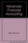 Study Guide for use with Advanced Financial Accounting