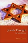 Jewish Thought An Introduction