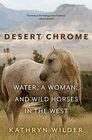 Desert Chrome Water a Woman and Wild Horses in the West