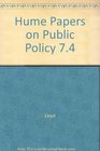 Hume Papers on Public Policy 74