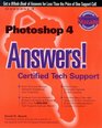 Photoshop 4 Answers Certified Tech Support