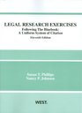 Legal Research Exercises Following the Bluebook A Uniform System of Citation 11th
