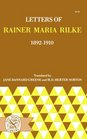 Letters of Rainer Maria Rilke 18921910