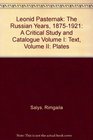Leonid Pasternak The Russian Years 18751921  A Critical Study and Catalogue