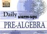 Daily WarmUps PreAlgebra