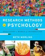 Research Methods in Psychology Evaluating a World of Information