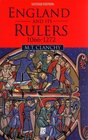 England and Its Rulers 10661272 With an Epilogue on Edward I