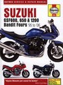 Suzuki GSF600 650  1200 Bandit Fours '95 to '06