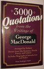 3,000 Quotations from the Writings of George MacDonald