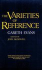 The Varieties of Reference