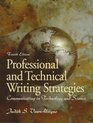 Professional and Technical Writing Strategies Communicating in Technology and Science