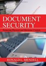 Document Security Protecting Physical and Electronic Content