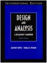 Design and Analysis A Researcher's Handbook