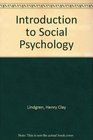 Introduction to Social Psychology