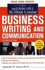 The McGrawHill 36Hour Course in Business Writing and Communication Second Edition