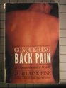 Conquering Back Pain A Comprehensive Guide