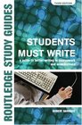 Students Must Write A Guide To Better Writing In Coursework And Examinations