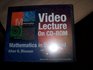 Video CDROM's for use with Mathematics in Our World