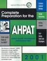 AHPAT Complete Preparation for the Allied Health Professions Admission Test 2001 Edition The Science of Review