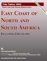 Tide Tables 2003  East Coast of North and South America Including Greenland