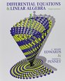 Differential Equations and Linear Algebra and Student Solutions Manual