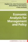 Economic Analysis for Management and Policy
