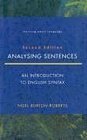 Analyzing Sentences An Introduction to English Syntax