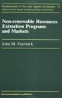 NonRenewable Resources Extraction Programs and Markets